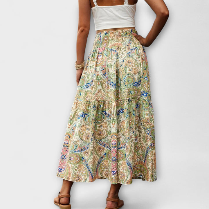 Flowing Patterned Skirt