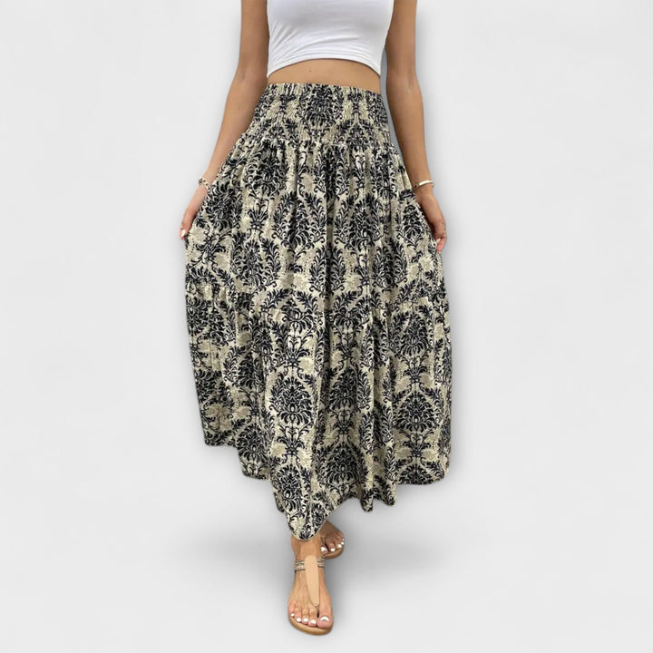 Flowing Patterned Skirt