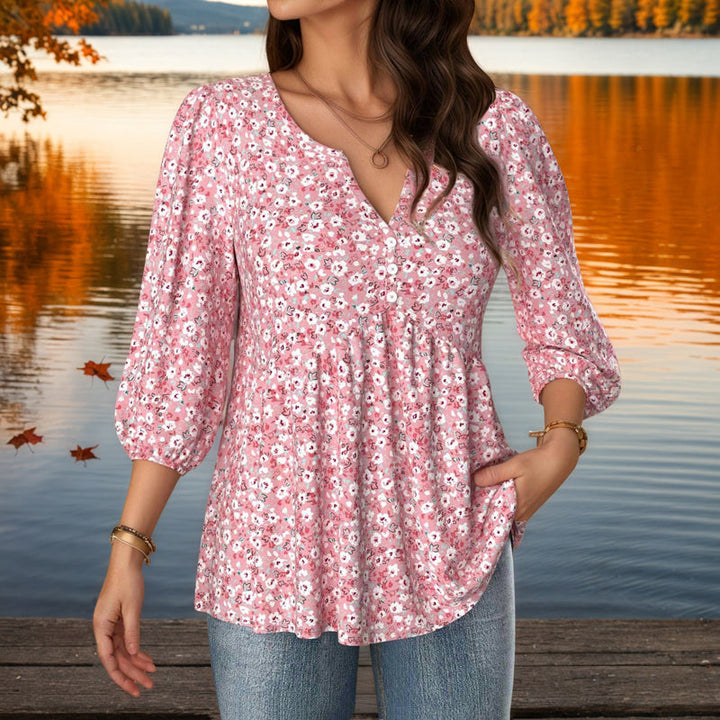 Elegant long blouse for a sophisticated look