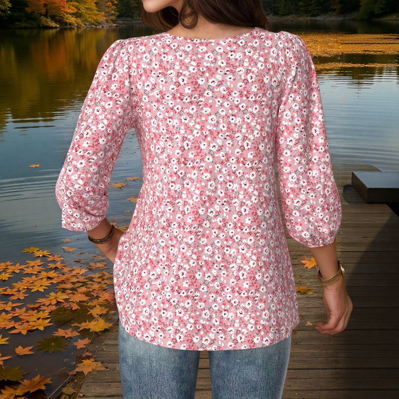 Elegant long blouse for a sophisticated look