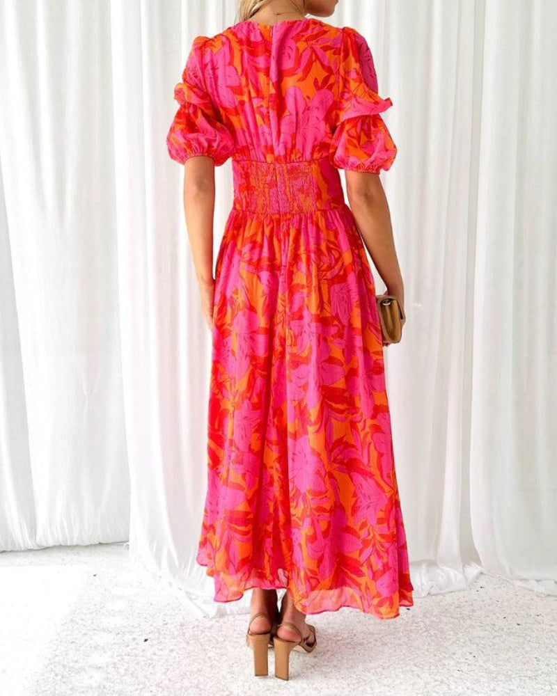 Skylar – Flowy Printed Dress