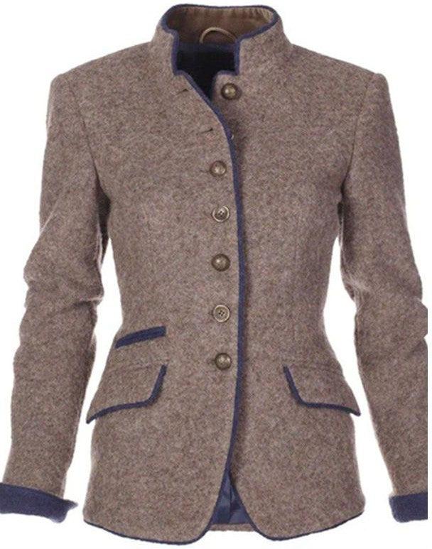 Sophia™ – Elegant Long-Sleeve Jacket for a Sophisticated Style