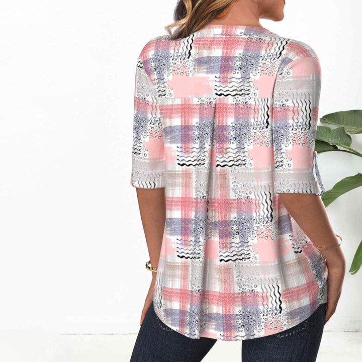Blouse "Everyday Poised" in A-line cut for a stylish everyday upgrade