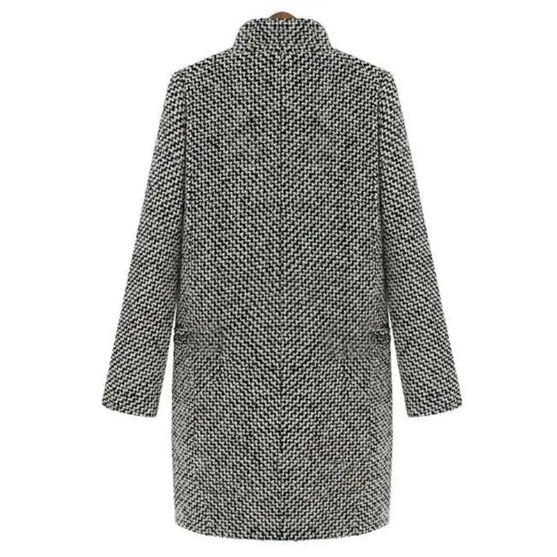 Delphine™ | Stylish Long Wool Coat for Elegant Looks