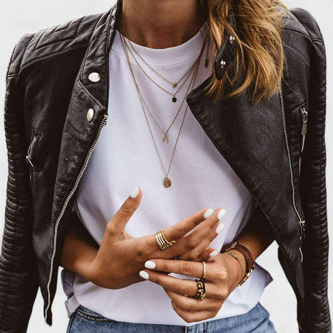 Santana | Elegant Leather Jacket
