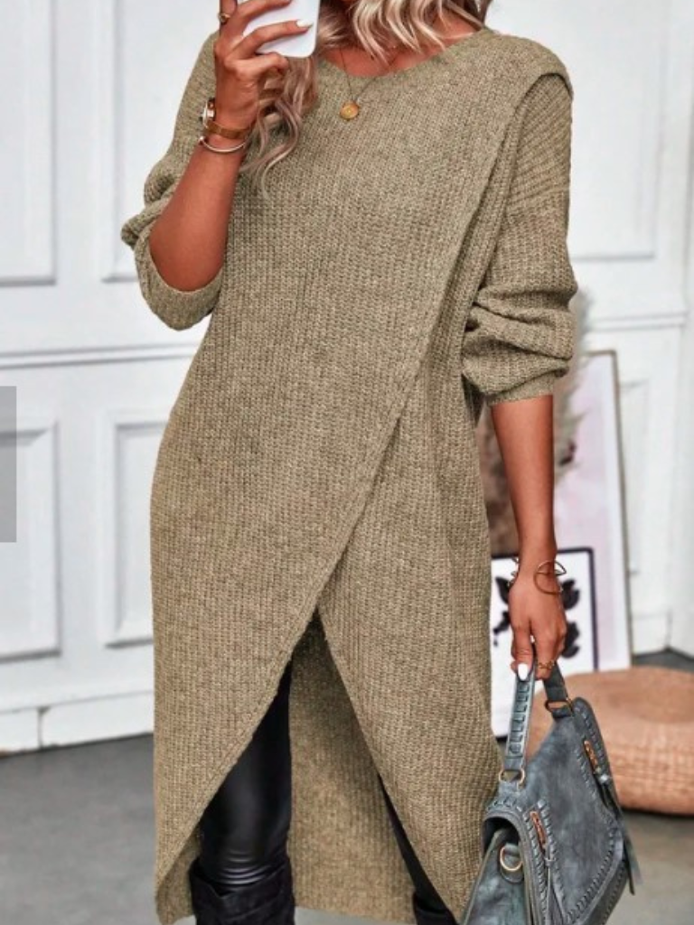 Aria | Wrap Knit Dress