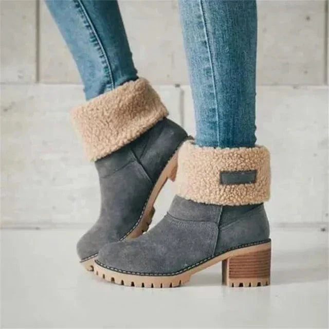Chloe | Mid-Calf Wool Boots