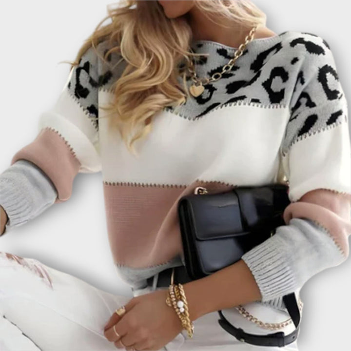 Gail | Stylish Panther Sweater