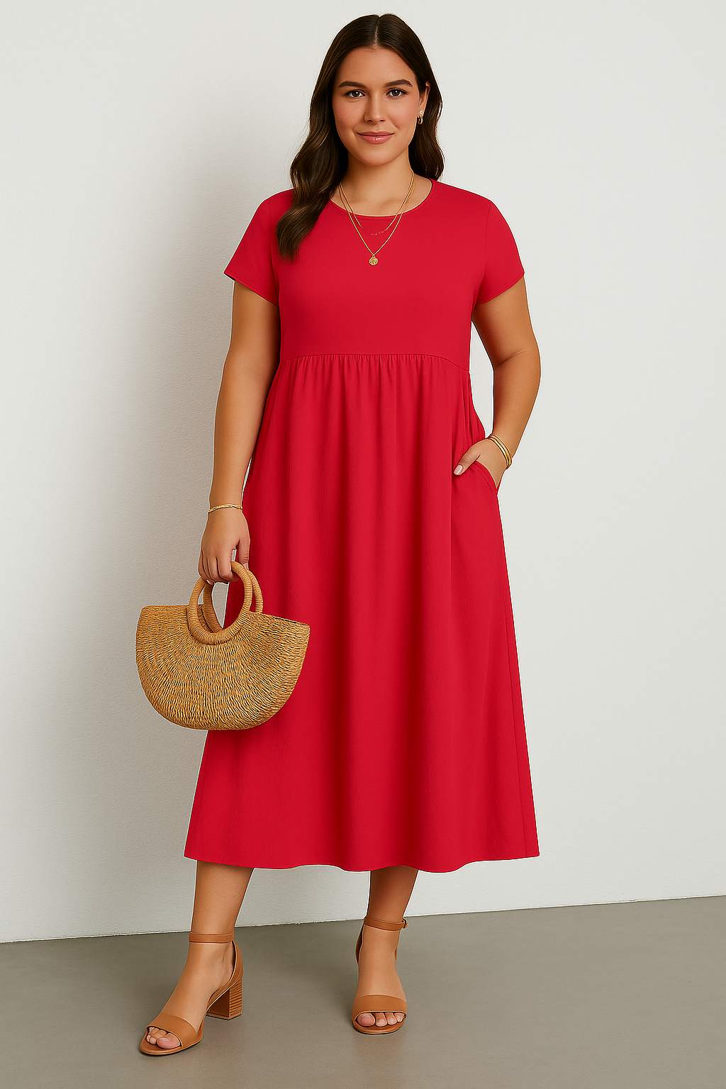 Alina | Casual Tummy Covering Dress