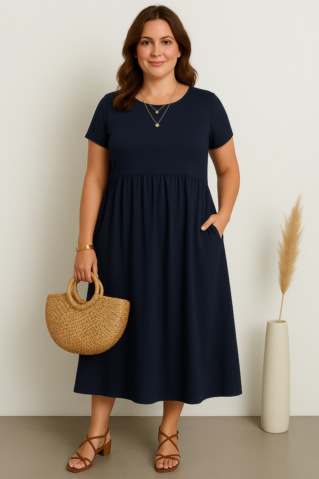 Alina | Casual Tummy Covering Dress