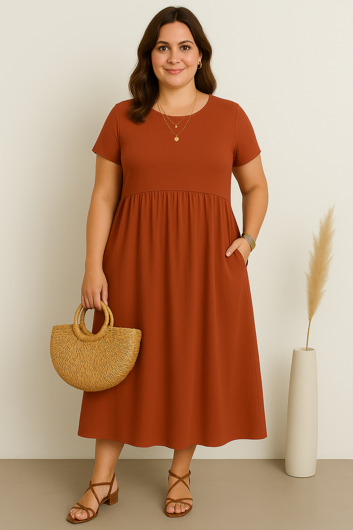 Alina | Casual Tummy Covering Dress