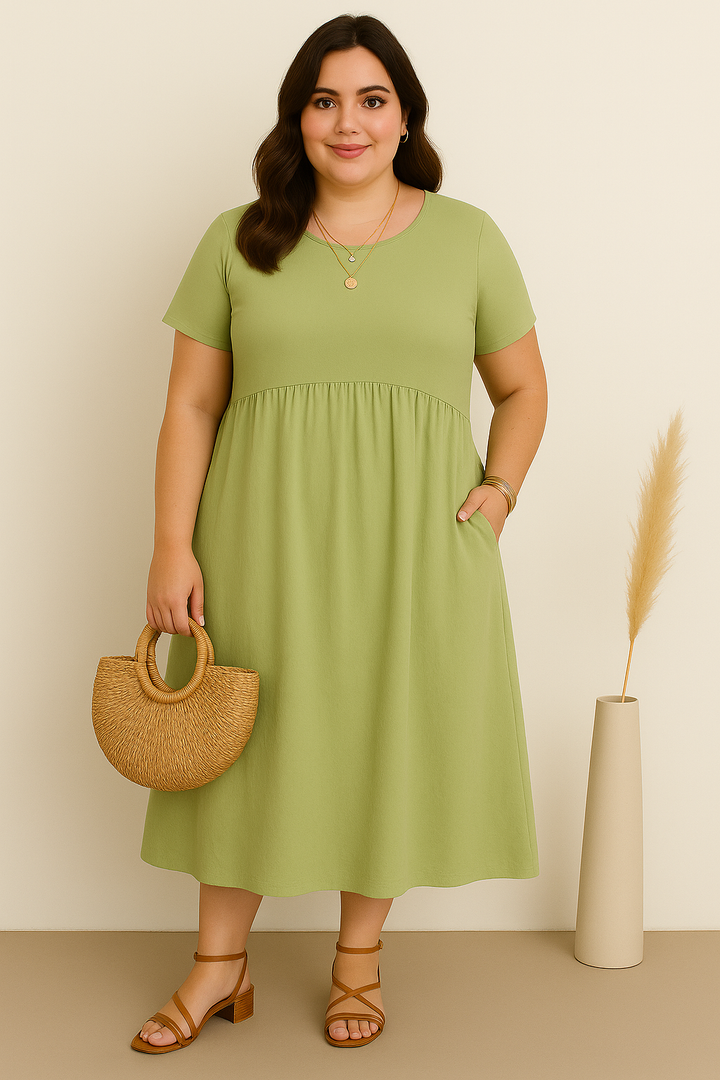 Alina | Casual Tummy Covering Dress