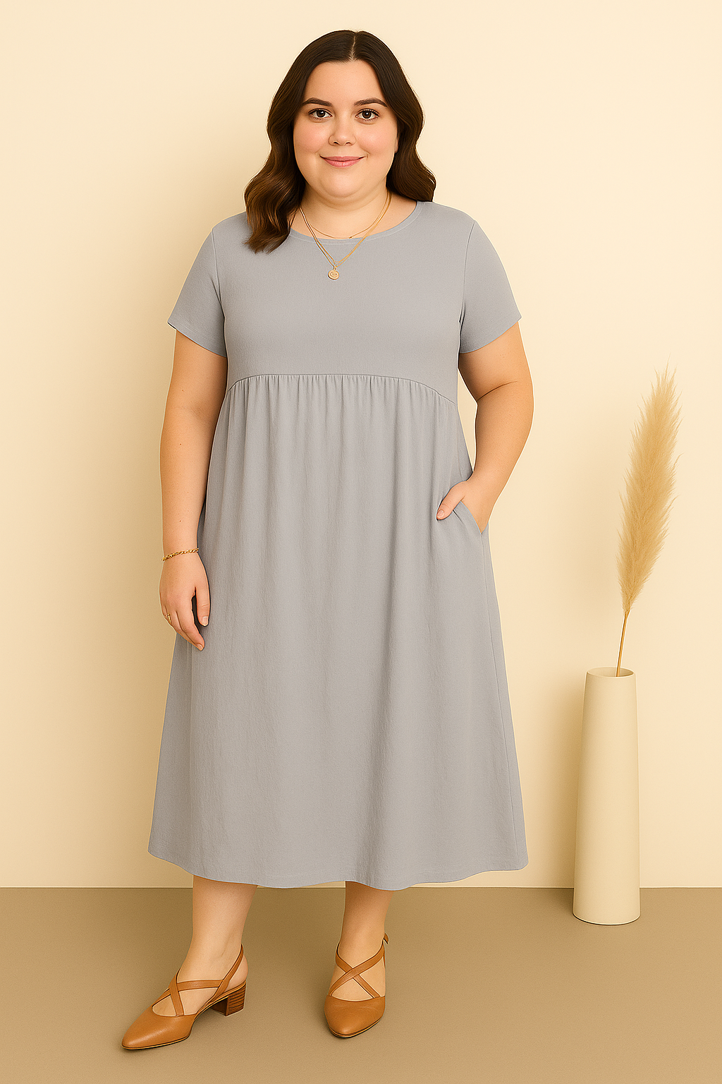 Alina | Casual Tummy Covering Dress