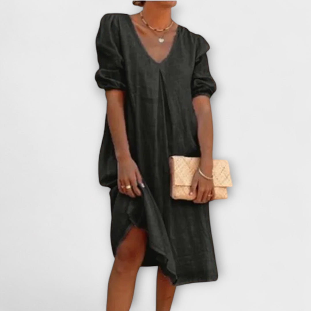 Fanny - Elegant Summer Dress with Crochet Details