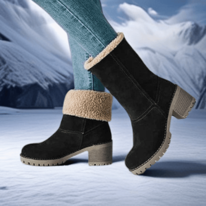 Chloe | Mid-Calf Wool Boots