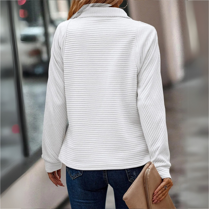 Sarah - Half-Zip Detailed Pullover