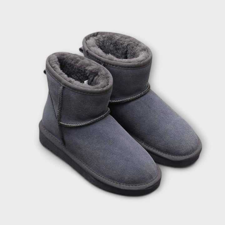 Milena | Winter Boots Lined With Ankle Height