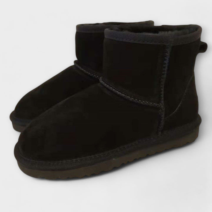 Milena | Winter Boots Lined With Ankle Height