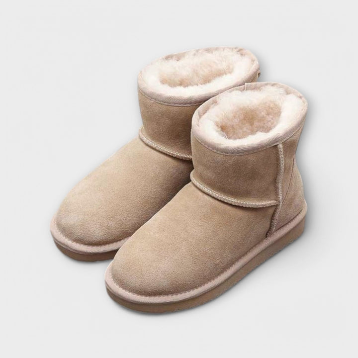 Milena | Winter Boots Lined With Ankle Height