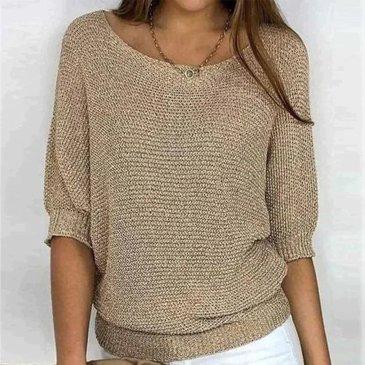 Jennifer Luxe | Cosy Knit Top