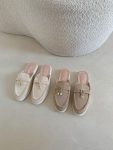 Coco | Open Moccasins with Gold Charm Detail