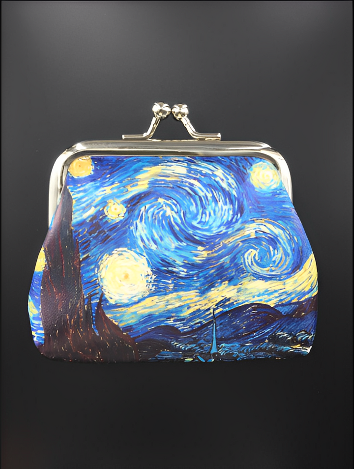 Violet | Van Gogh Art Mini Coin Purse
