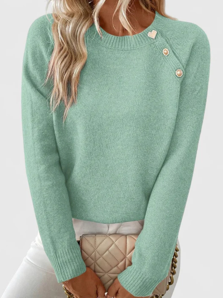 Eunice | Button Knit Top