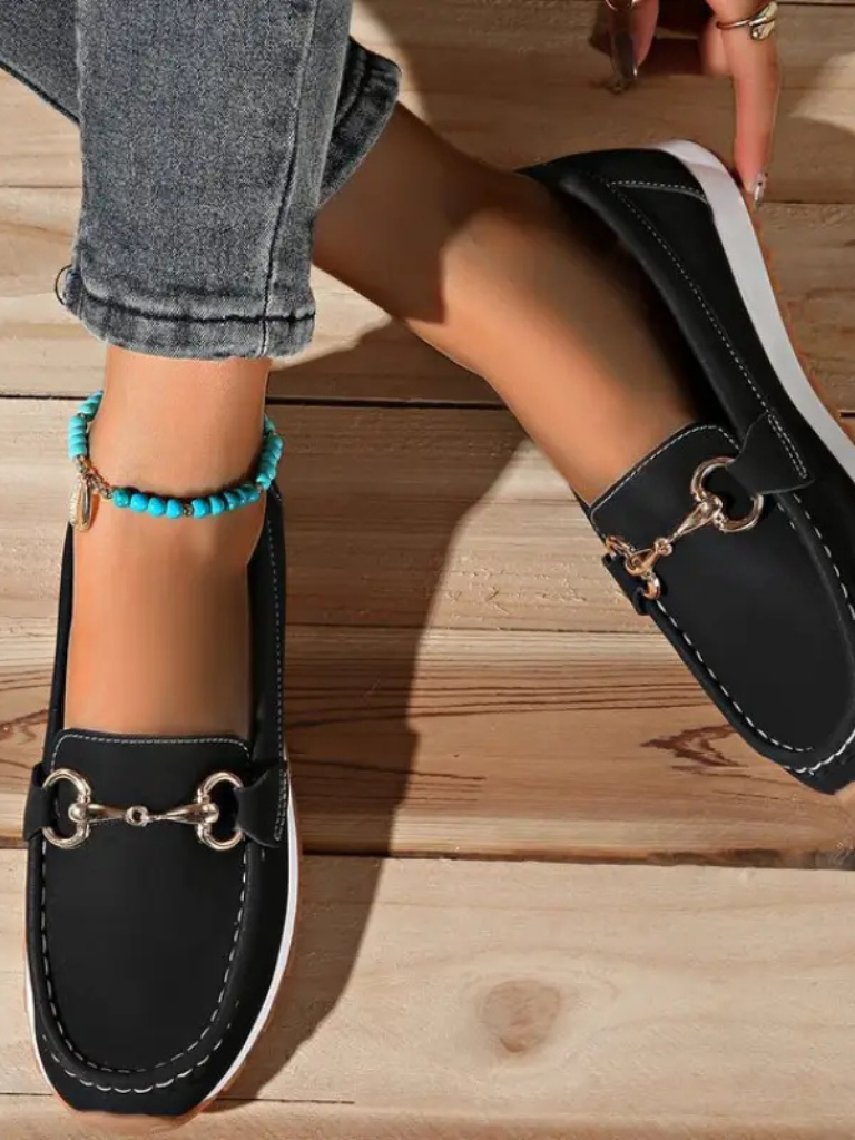 Isla | Chain Detail Loafers