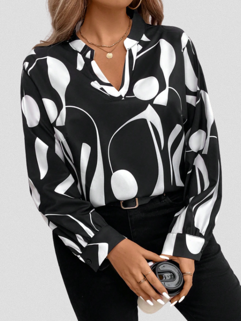 Lyra | Satin Look Blouse