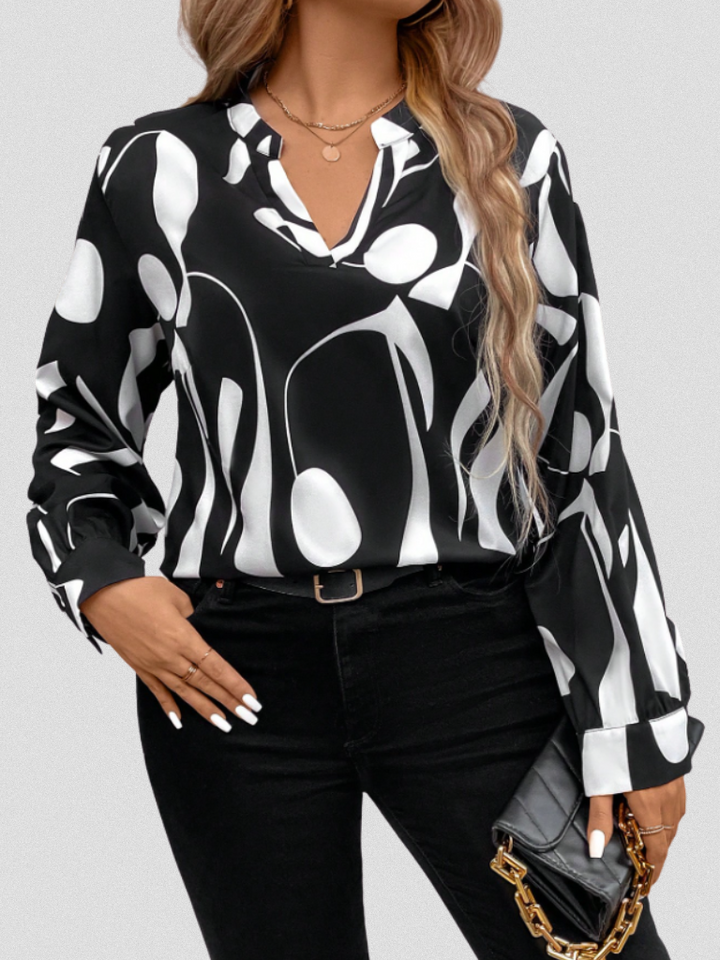 Lyra | Satin Look Blouse