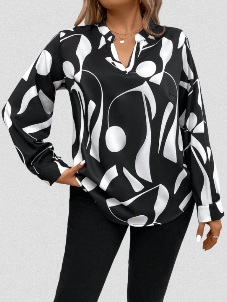 Lyra | Satin Look Blouse
