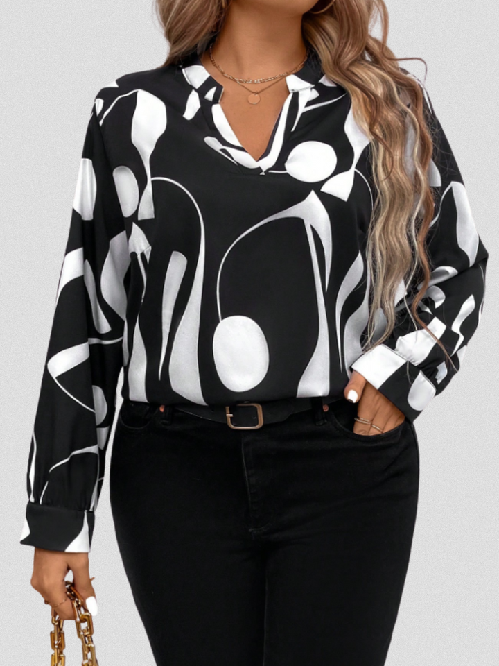 Lyra | Satin Look Blouse