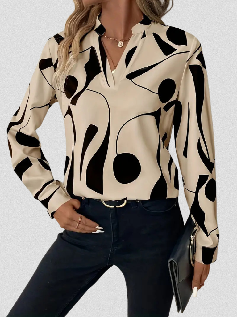 Lyra | Satin Look Blouse