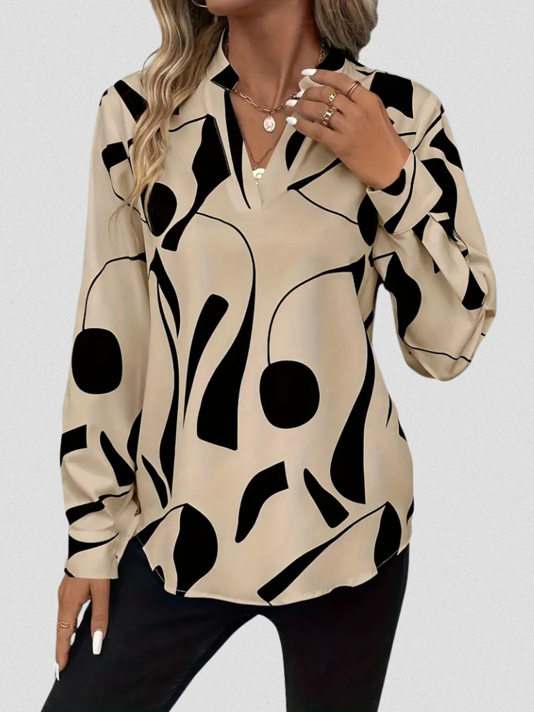 Lyra | Satin Look Blouse