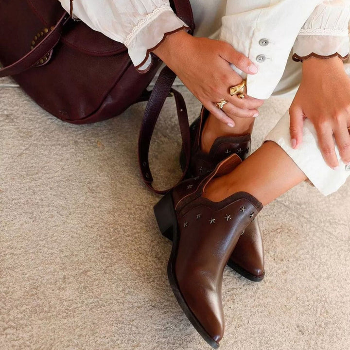 Natalie | Western Boots With Studs