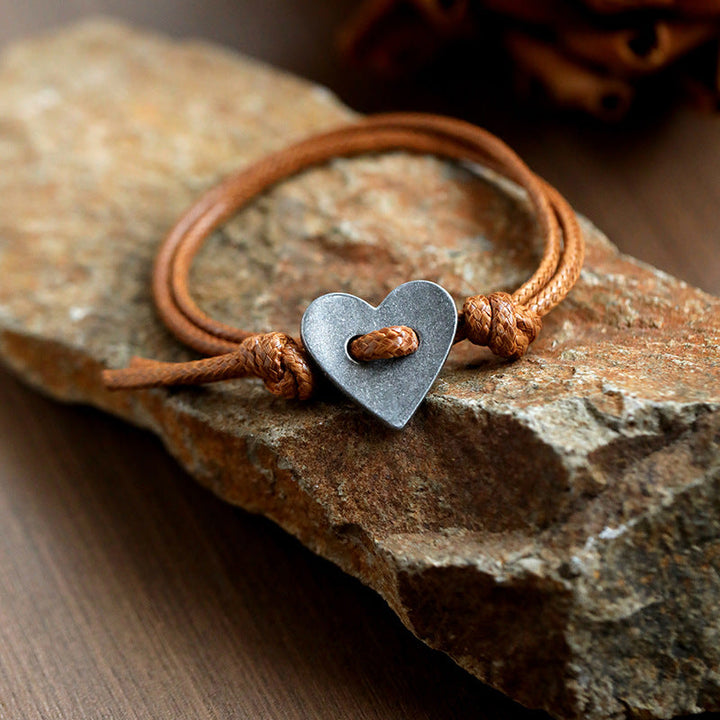 Zayla™ - BOHEMIAN-STYLE HEART BRACELET WITH ADJUSTABLE FIT