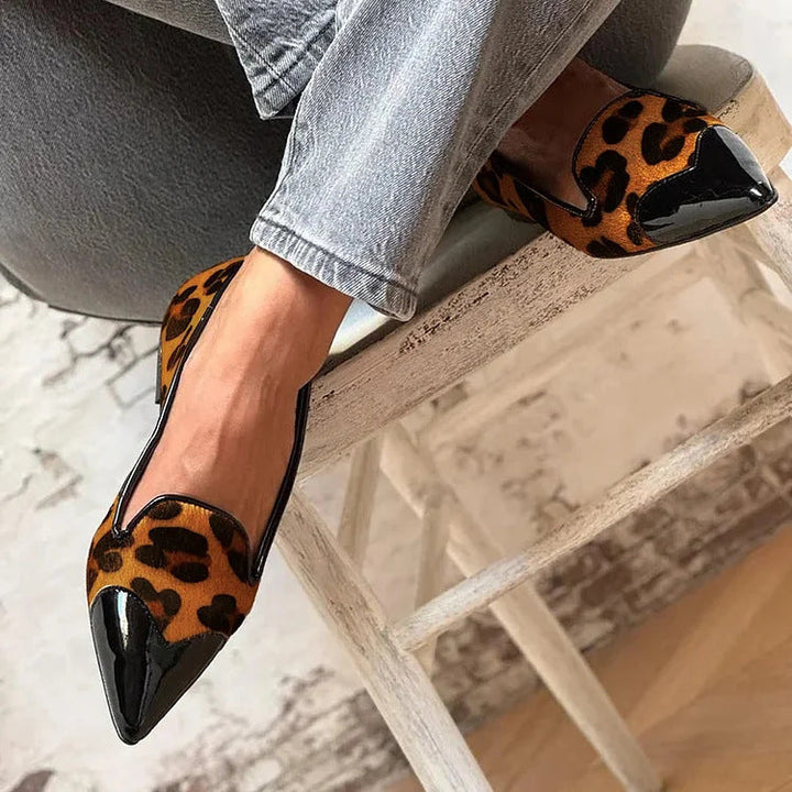 Eleanor | Refined Animal Print Ballet Flats