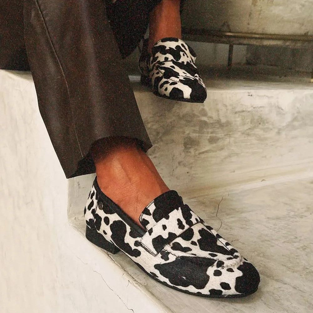 Ivy | Elegant Animal Print Loafers
