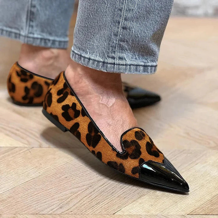Eleanor | Refined Animal Print Ballet Flats