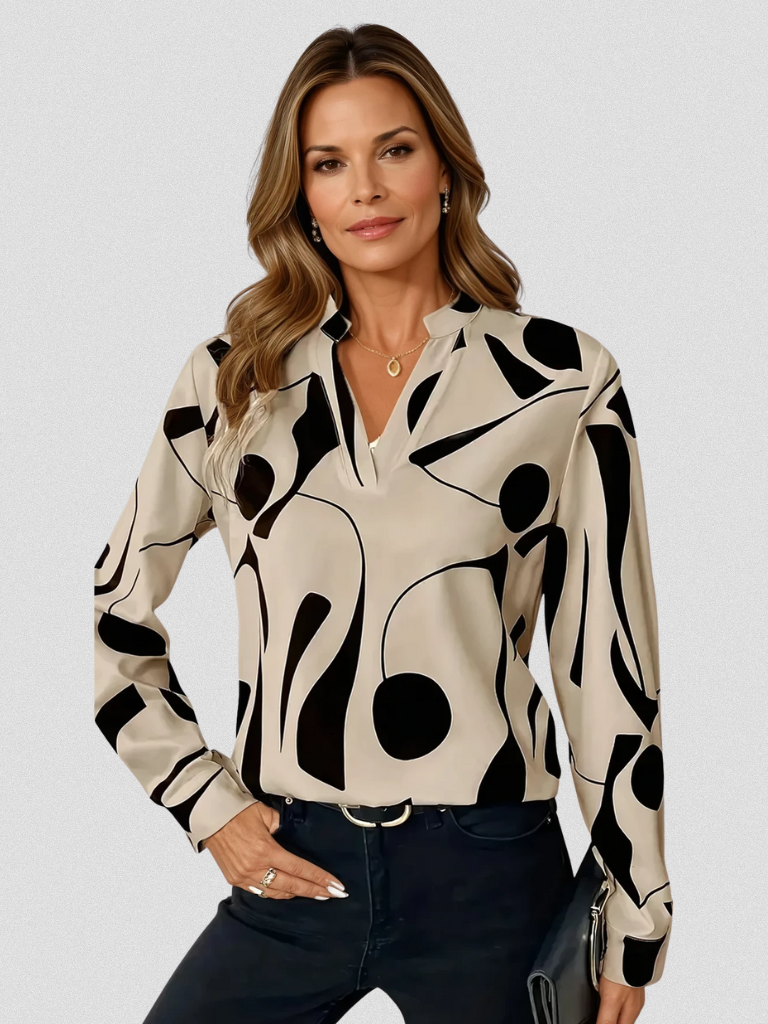 Lyra | Satin Look Blouse