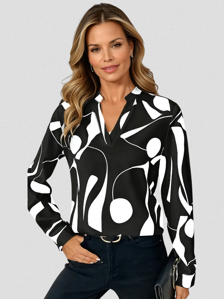 Lyra | Satin Look Blouse