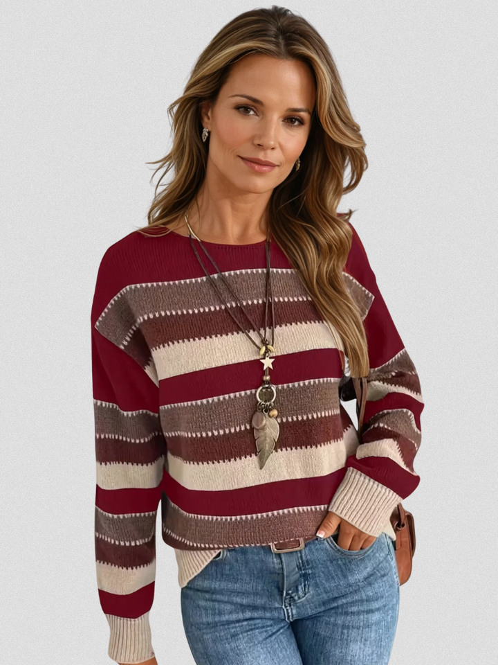 Aubrey | Stripped Pullover