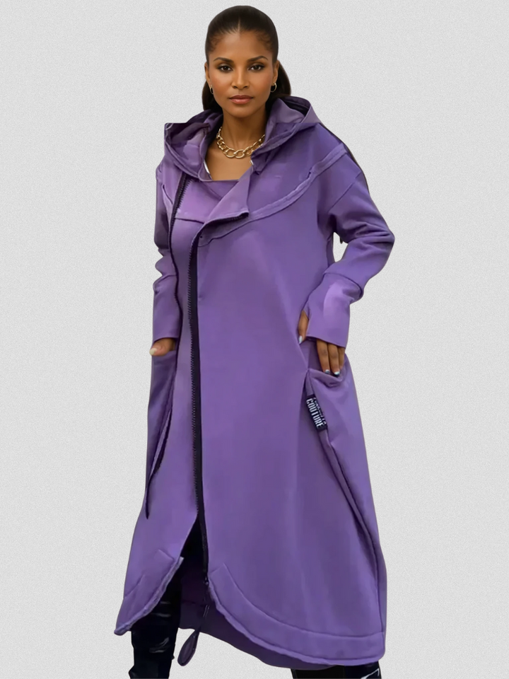 Evelisse | Long Zip Hoodie