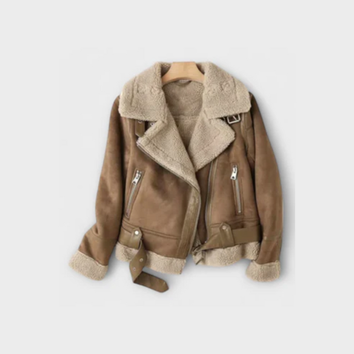 Aurora | Aviator Shearling Jacket