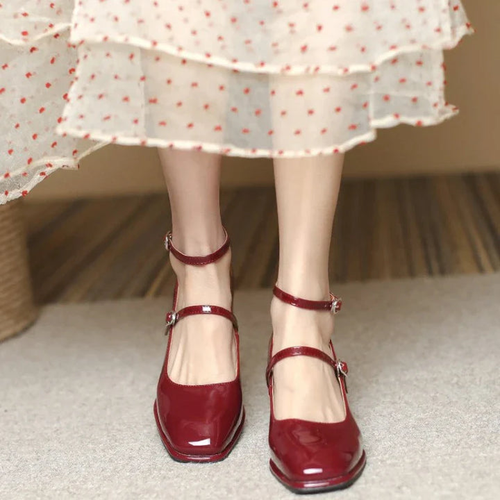 Jaimee | Elegant Ankle-Strap Pumps