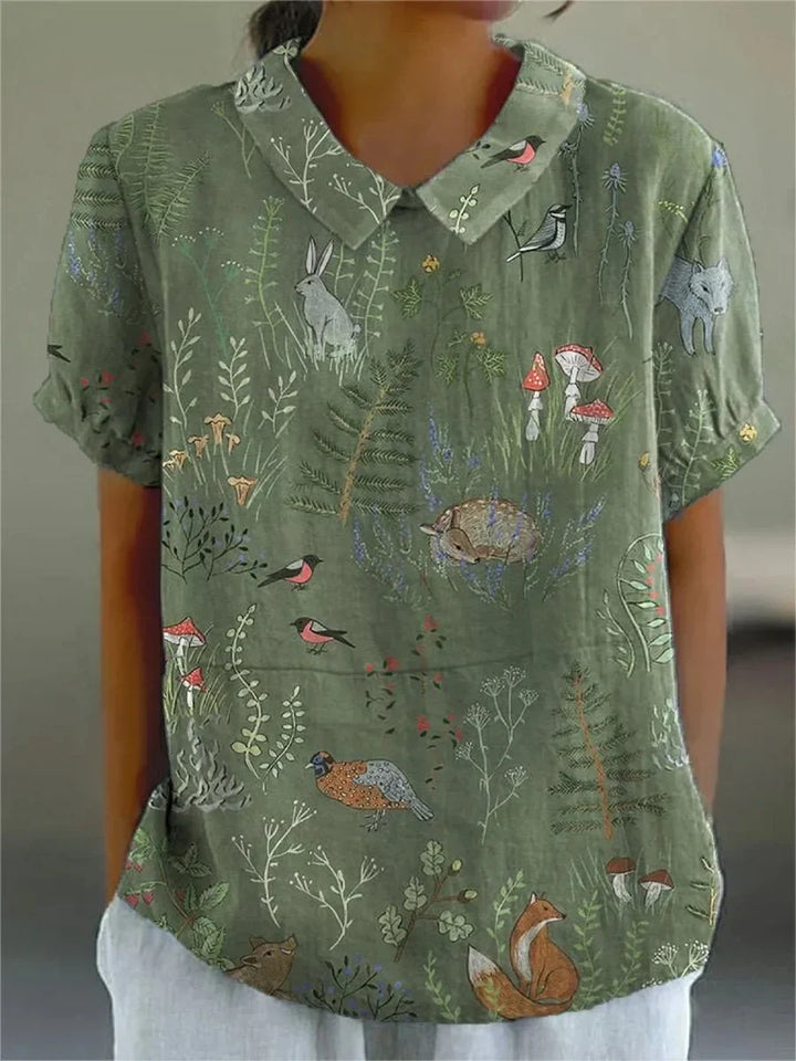 Weekend Poised Blouse - Loose Fit