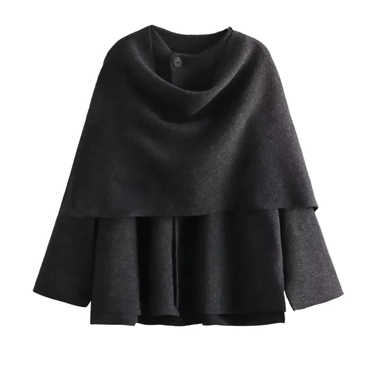 ISLA – OVERSIZED COAT WITH SCARF