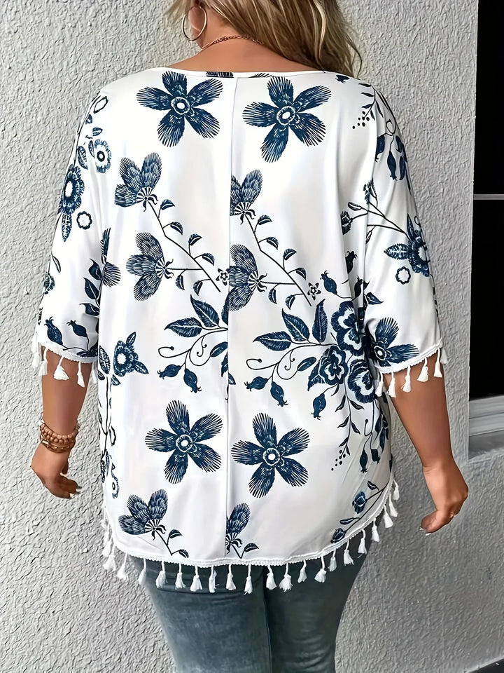 Casual Outing Blouse - Easy Comfort and Style