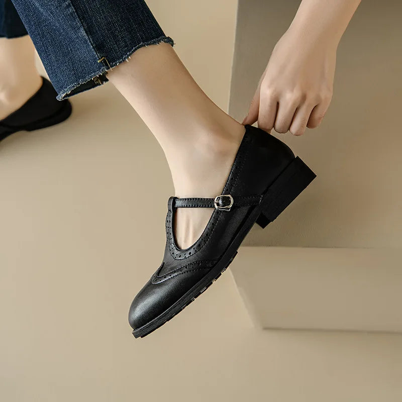 Veronica | Elegant T-Strap Mary Janes