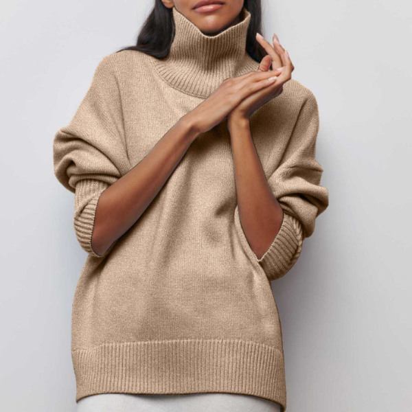 Avery™ - Comfortable pullover with stylish high collar for a sophisticated look